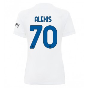 Inter Milan Alexis Sanchez #70 Gostujuci Dres za Ženska 2023-24 Kratak Rukavima